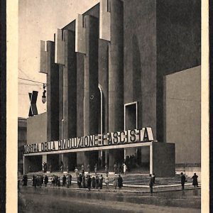 ad7413 - CARTOLINA D'EPOCA - Roma Città - La Mostra della Rivoluzione  1939