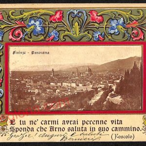 ae6938 - CARTOLINA D'EPOCA - Firenze Città - Panorama