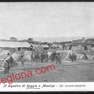 ah9501 - CARTOLINA D'EPOCA - Reggio Calabria - Il Disastro di Reggio e Messina