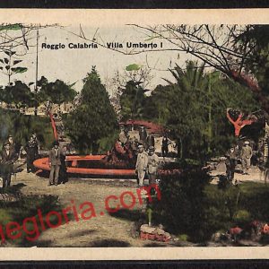 ah9503 - CARTOLINA D'EPOCA - Reggio Calabria Città - Villa Umberto I