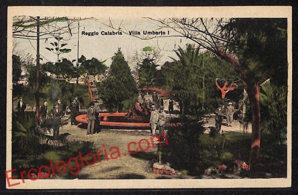 ah9503 - CARTOLINA D'EPOCA - Reggio Calabria Città - Villa Umberto I