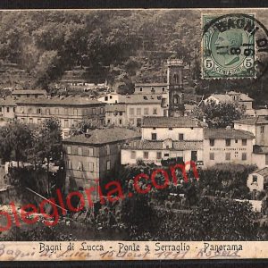 ag6429 - CARTOLINA D'EPOCA - Lucca Provincia - Bagni di Lucca  1911