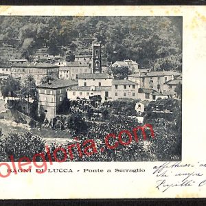 ag6435 - CARTOLINA D'EPOCA - Lucca Provincia - Bagni di Lucca  1901