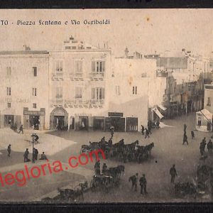 ai7298 - CARTOLINA D' EPOCA - Taranto Città - Piazza Fontana