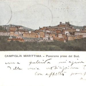 ac7969 - CARTOLINA D'EPOCA - Livorno Provincia - Campiglia Marittima   1921