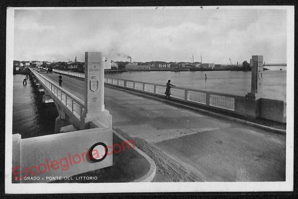 ag1822 - CARTOLINA D'EPOCA - Gorizia Provincia - Grado  1933
