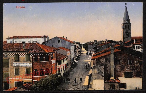 ag1835 - CARTOLINA D'EPOCA - Gorizia Provincia - Grado  1920