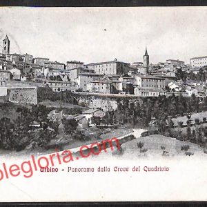 ah6535 - CARTOLINE  D'EPOCA - Urbino Città - Panorama della Croce del Quadrivio