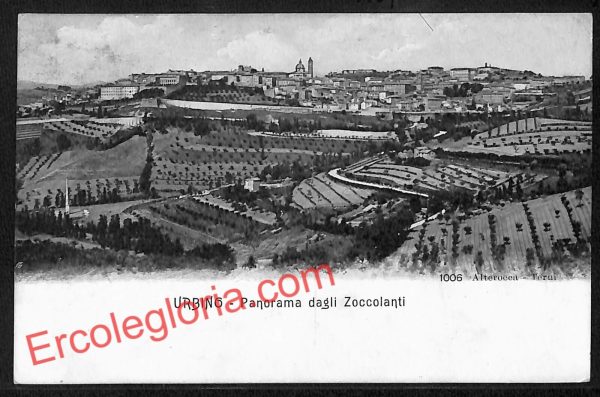 ah6539 - CARTOLINE  D'EPOCA - Urbino Città - Panorama dagli Zoccolanti