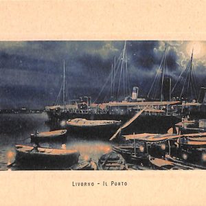ac7424 - CARTOLINA D'EPOCA - Livorno Città - Il Porto
