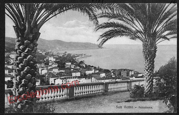 ag4853 - CARTOLINA D'EPOCA - Imperia Provincia - Sanremo    1919
