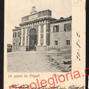 ag7558 - CARTOLINA D'EPOCA - Macerata Provincia - Cingoli