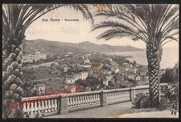 ag4854 - CARTOLINA D'EPOCA - Imperia Provincia - Sanremo  1932