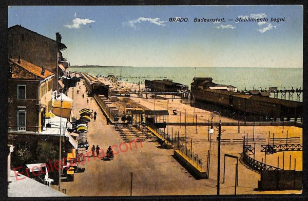 ag1836 - CARTOLINA D'EPOCA - Gorizia Provincia - Grado