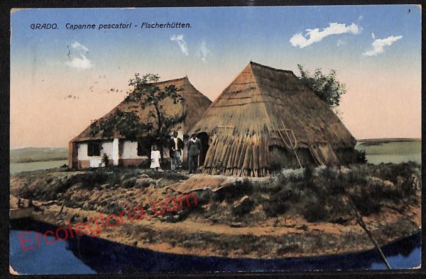 ag1838 - CARTOLINA D'EPOCA - Gorizia Provincia - Grado  1920