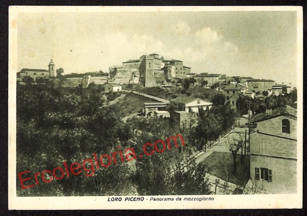 ag7566 - CARTOLINA D'EPOCA - Macerata Provincia - Loro Piceno