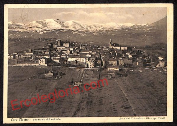 ag7569 - CARTOLINA D'EPOCA - Macerata Provincia - Loro Piceno