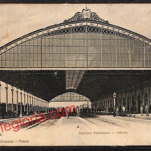 ah7884 - CARTOLINA D'EPOCA - Pistoia Città - Stazione Ferroviaria