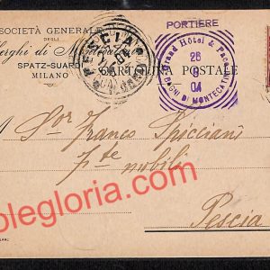 ag6483 - CARTOLINA D'EPOCA - Lucca Provincia - Bagni di Montecatini