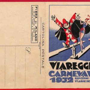 P0749 - CARTOLINA D'EPOCA - CARNEVALE di VIAREGGIO - Illustrata BONETTI   1932