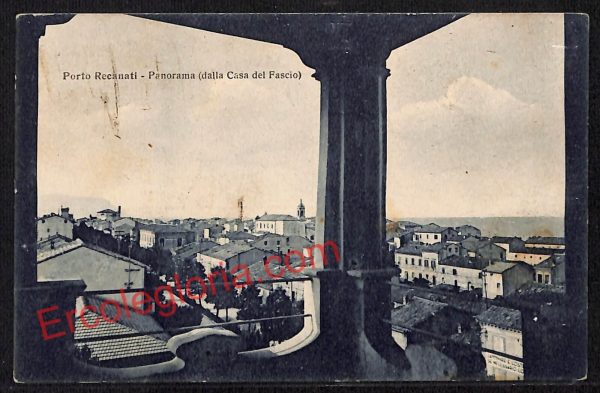 ag7587 - CARTOLINA D'EPOCA - Macerata Provincia - Porto Recanati