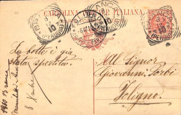 ac2669 - CARTOLINA  D'EPOCA - Perugia Provincia - BRANCA 1910