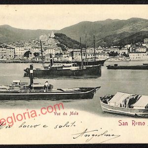 ag5007 - CARTOLINA D'EPOCA - Imperia Provincia - Sanremo   1901