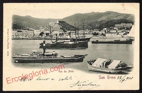 ag5007 - CARTOLINA D'EPOCA - Imperia Provincia - Sanremo   1901