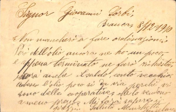 ac2669 - CARTOLINA  D'EPOCA - Perugia Provincia - BRANCA 1910 - immagine 2