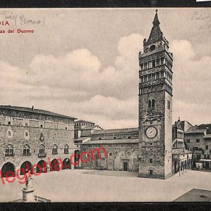 ah7942 - CARTOLINA D'EPOCA - Pistoia Città - Piazza del Duomo