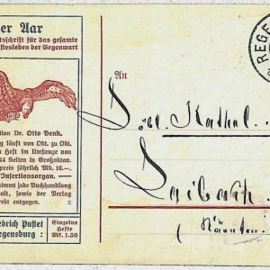 33928 - Ansichtskarten VINTAGE  POSTCARD: GERMANY Deutschland -  Regensburg 1912