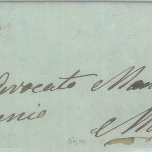 85845 - Antichi Stati LOMBARDO VENETO -  Busta da SERMIDE Mantova 1858