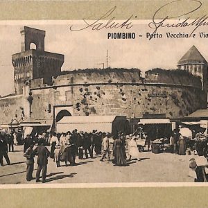 ac8075 - CARTOLINA D'EPOCA - Livorno Provincia - Piombino
