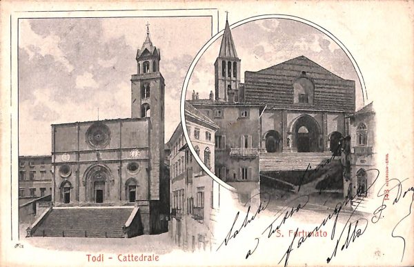 ac3022 - CARTOLINA  D'EPOCA - Perugia Provincia - TODI