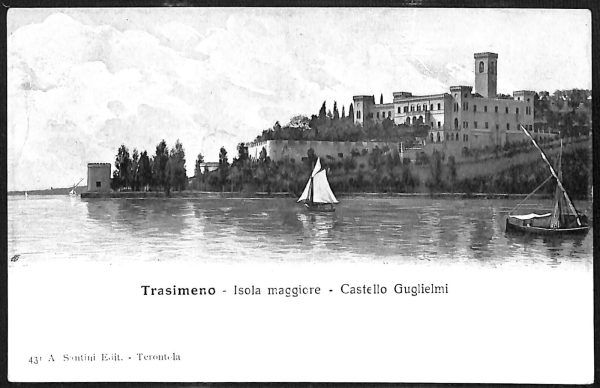 ac3053 - CARTOLINA  D'EPOCA - Perugia Provincia - TRASIMENO