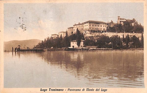 ac3055 - CARTOLINA  D'EPOCA - Perugia Provincia - TRASIMENO  1934