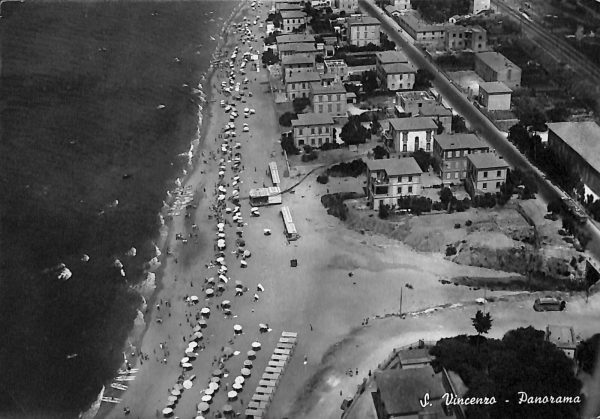 ac8241 - CARTOLINA D'EPOCA - Livorno Provincia - San Vincenzo  1952