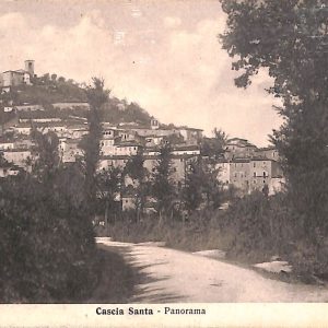 ac3185 - CARTOLINA  D'EPOCA - Perugia Provincia - CASCIA SANTA 1935