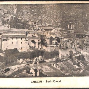 ac3186 - CARTOLINA  D'EPOCA - Perugia Provincia - CASCIA  1915