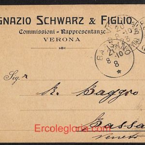 ae3006 - CARTOLINA  D'EPOCA - Verona Città - Ignazio Schwarz