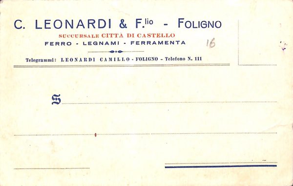 ac3191 - CARTOLINA  D'EPOCA - Perugia Provincia - FOLIGNO