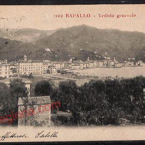 ag1382 - CARTOLINA D'EPOCA - Genova Provincia - Rapallo  1902