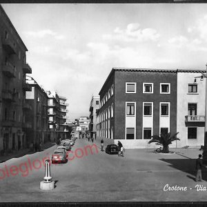 ae5586 - CARTOLINA D'EPOCA - Crotone Città - Via Roma  1960