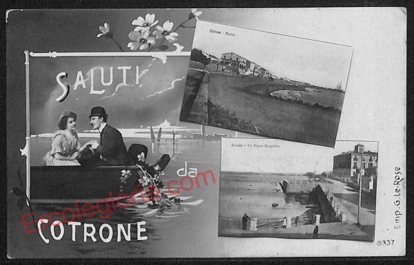 ae5587 - CARTOLINA D'EPOCA - Crotone Città - Panorama  1914