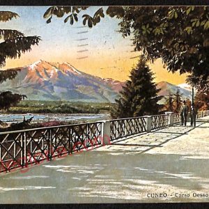 ae5589 - CARTOLINA D'EPOCA - Cuneo Città - Corso Gesso