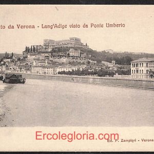 ae3014 - CARTOLINA  D'EPOCA - Verona Città - Ponte Umberto
