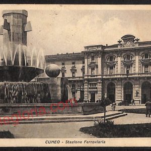 ae5594 - CARTOLINA D'EPOCA - Cuneo Città - Stazione Ferroviaria  1940