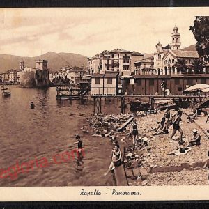 ag1384 - CARTOLINA D'EPOCA - Genova Provincia - Rapallo  1937