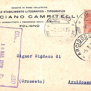ac3205 - CARTOLINA  D'EPOCA - Perugia Provincia - FOLIGNO  1924