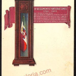 ae5599 - CARTOLINA D'EPOCA - Cuneo Città - 8° Reggimento Fanteria